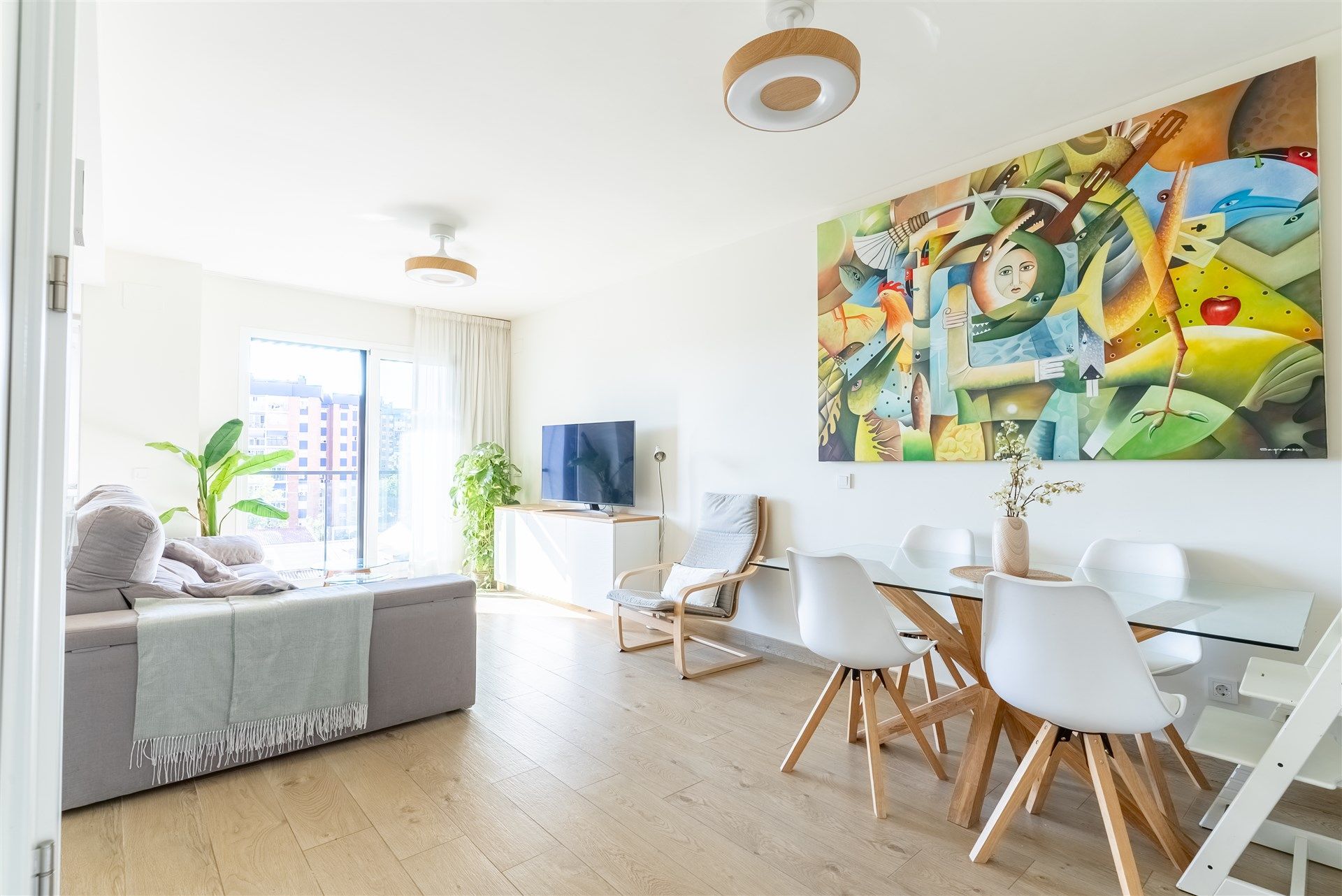 Living room of Apartment for sale in Málaga Capital  with Terrace and Internet