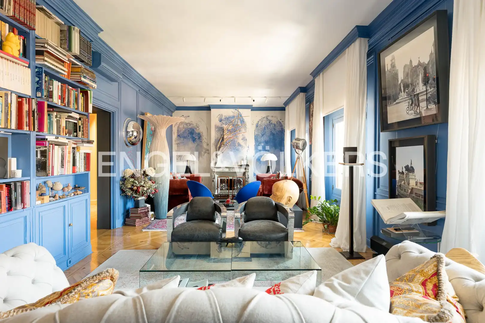 Sala de estar de Piso en venta en Madrid con Aire acondicionado, Calefacción y Parquet