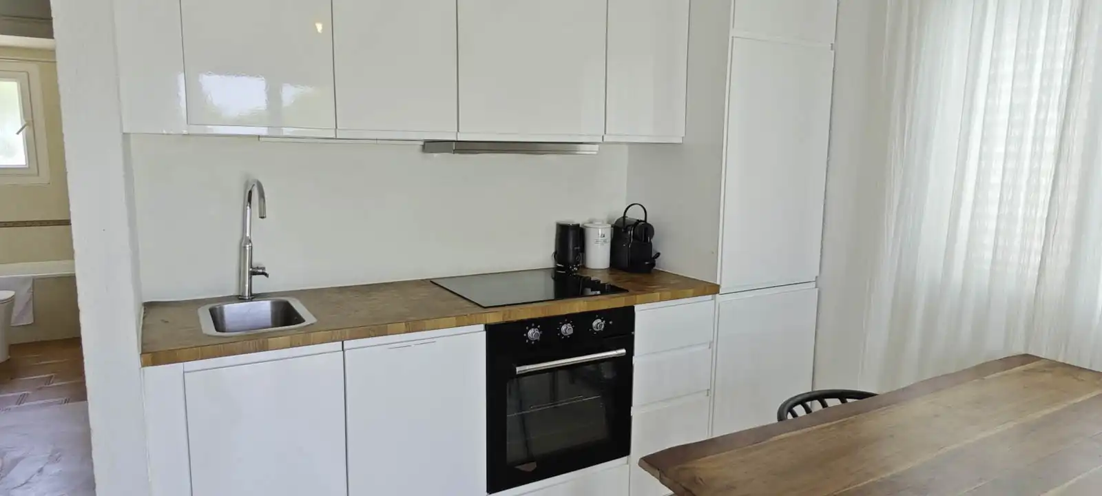 Cuina de Apartament en venda en Pedreguer amb Aire condicionat, Calefacció i Jardí privat