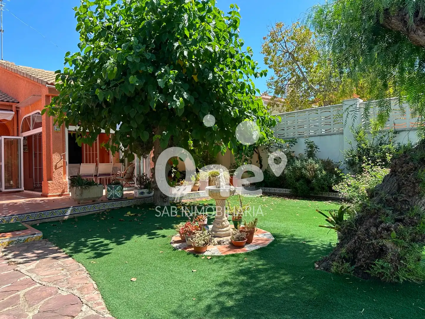 Garden of Houses for sale in San Antonio de Benagéber  with Air Conditioner, Private garden and Terrace