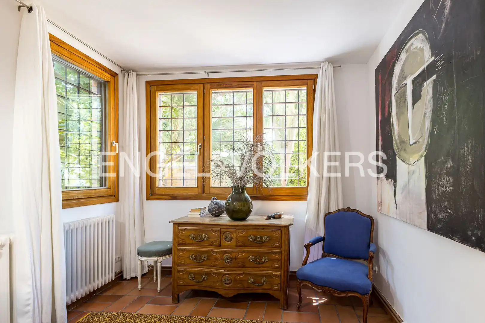Sala de estar de Finca rústica en venta en Vilanova i la Geltrú con Calefacción, Jardín privado y Terraza