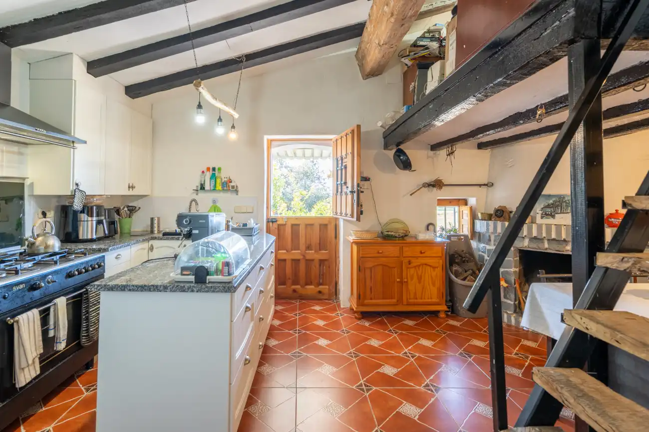 Cocina de Finca rústica en venta en Roquetes con Amueblado