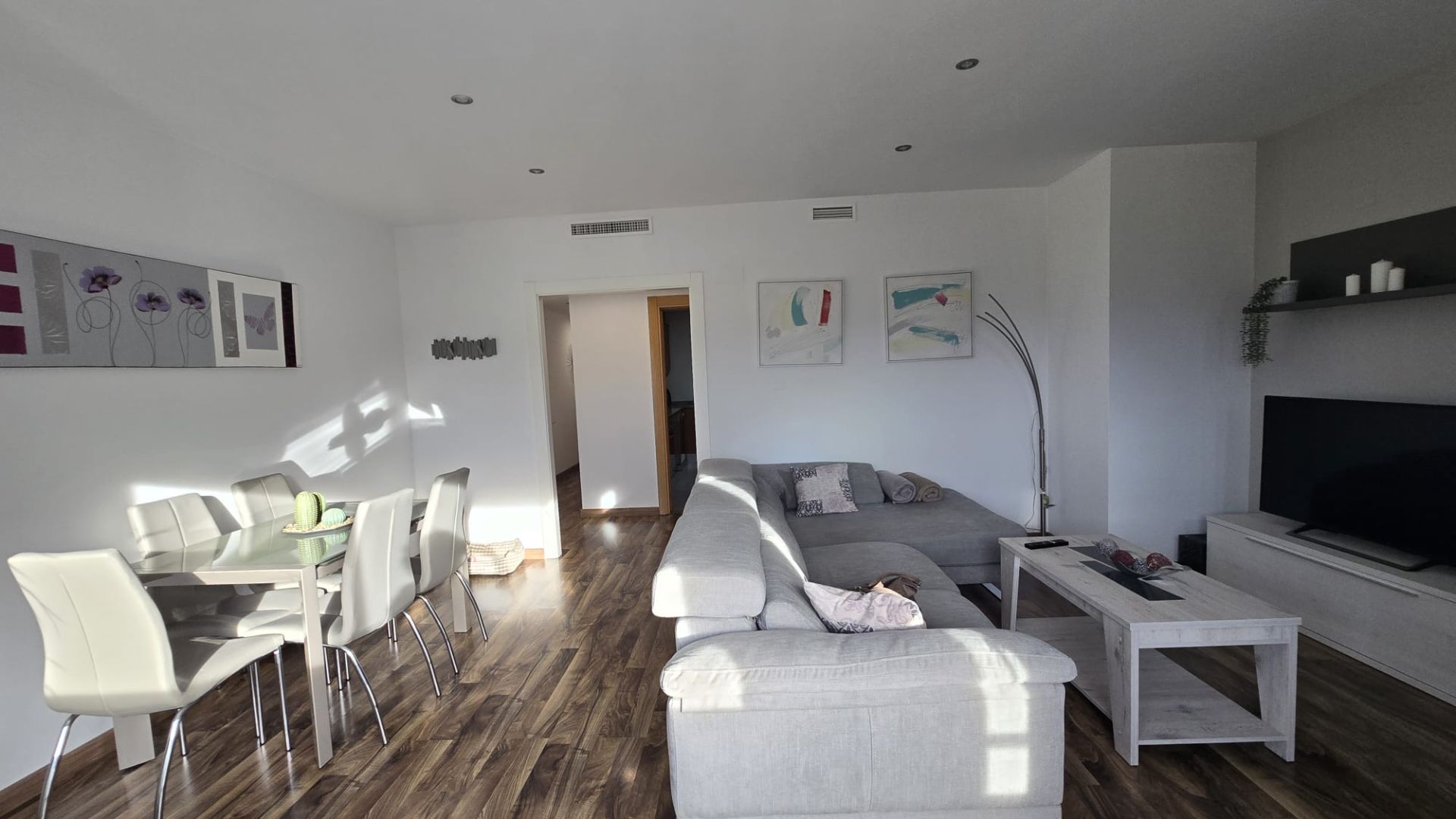 Living room of Flat for sale in La Font d'en Carròs  with Storage room and Balcony
