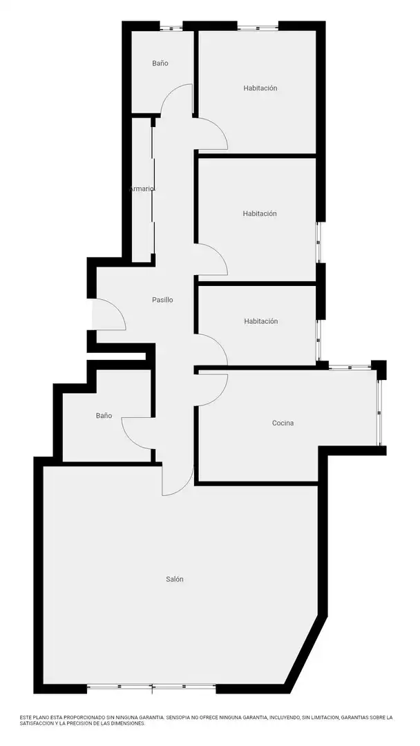 Flat for sale in Valencia  with Air Conditioner
