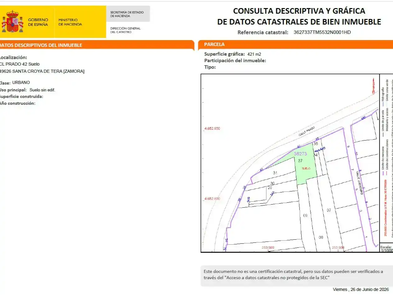 Pis en venda en Santa Croya de Tera amb Jardí privat, Traster i Piscina