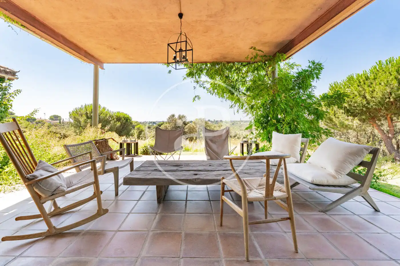 Terraza de Casa o chalet de alquiler en Pozuelo de Alarcón con Aire acondicionado, Calefacción y Jardín privado