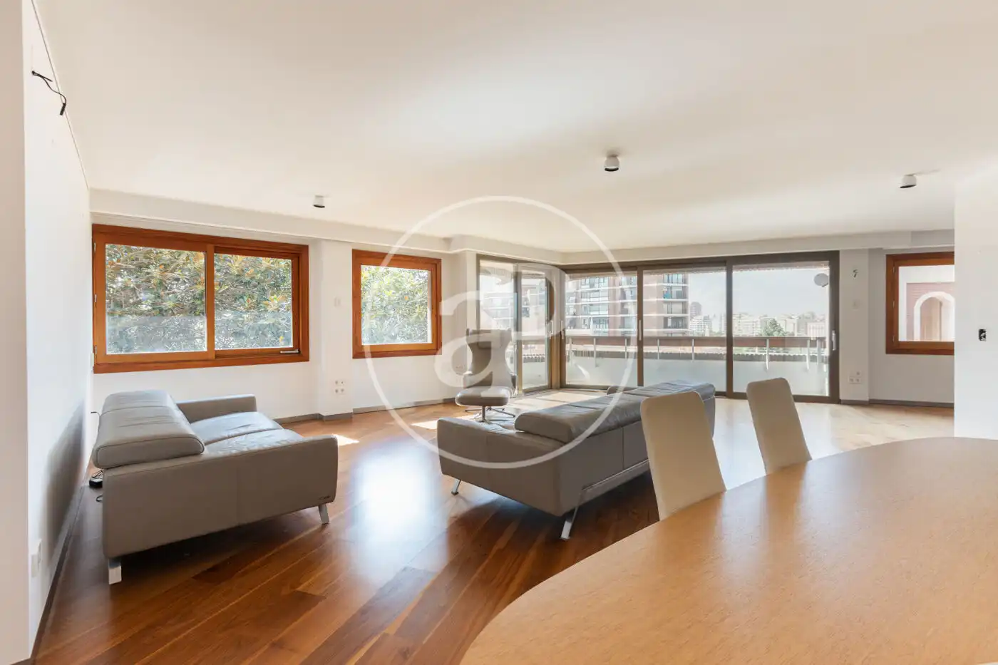 Sala de estar de Piso de alquiler en Valencia con Aire acondicionado, Calefacción y Terraza