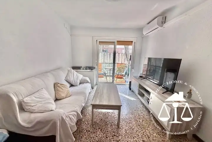 Sala de estar de Piso en venta en Barcelona con Aire acondicionado, Calefacción y Terraza