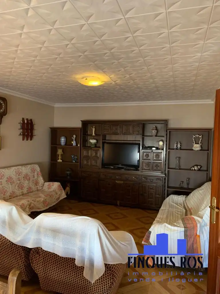 Sala d'estar de Casa o xalet en venda en Vinaròs amb Jardí privat, Terrassa i Traster