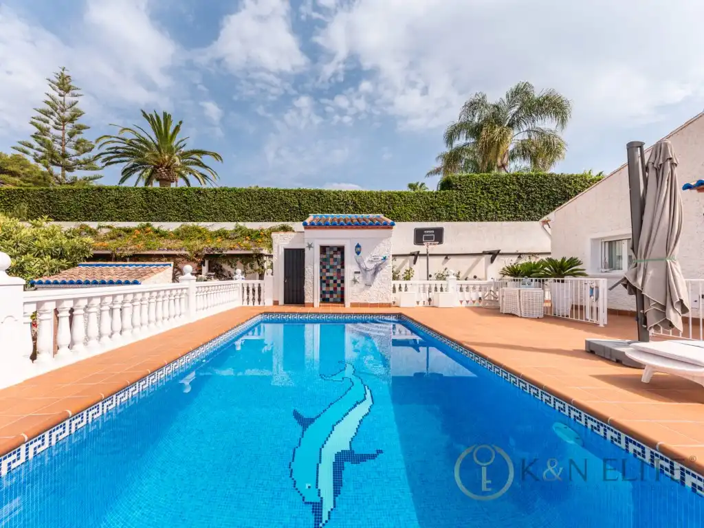 Piscina de Casa o chalet en venta en Moraira con Aire acondicionado, Jardín privado y Terraza