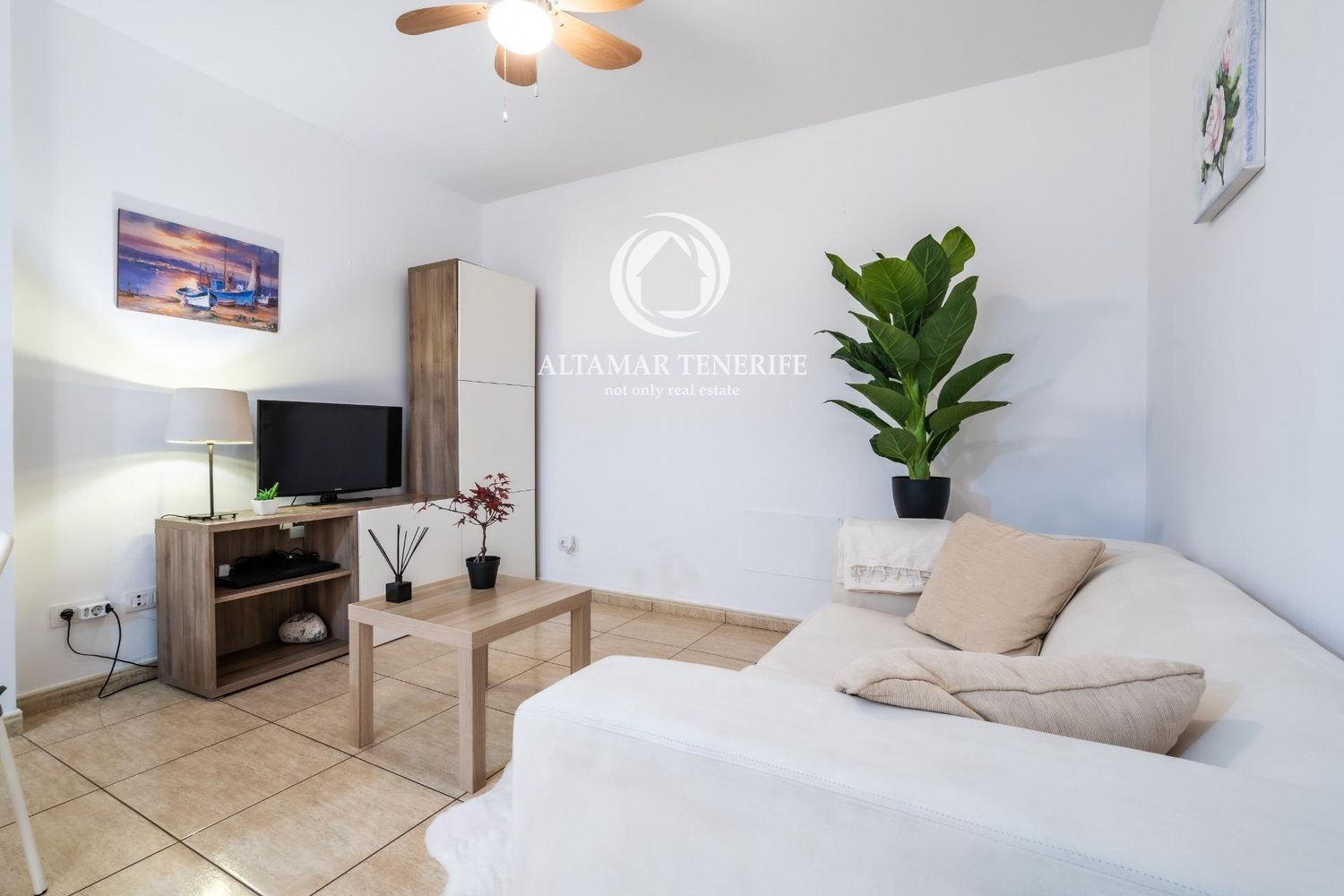 Sala d'estar de Apartament en venda en Granadilla de Abona amb Terrassa i Moblat