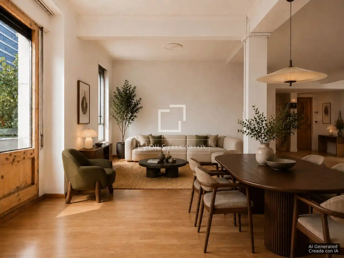 Living room of Flat for sale in Barcelona  with Air Conditioner and Heating