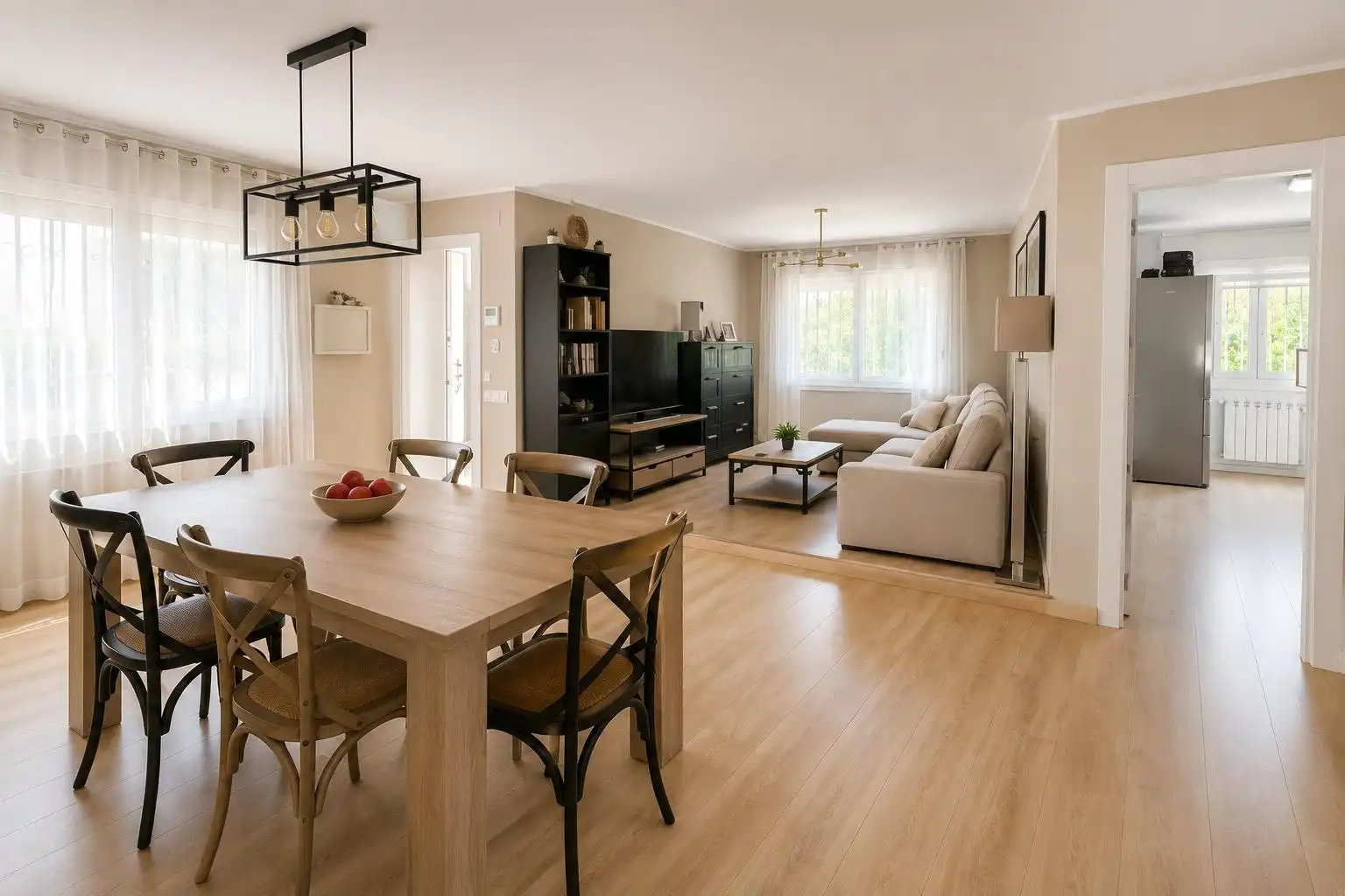 Sala d'estar de Casa adosada en venda en Cambrils amb Aire condicionat, Calefacció i Jardí privat