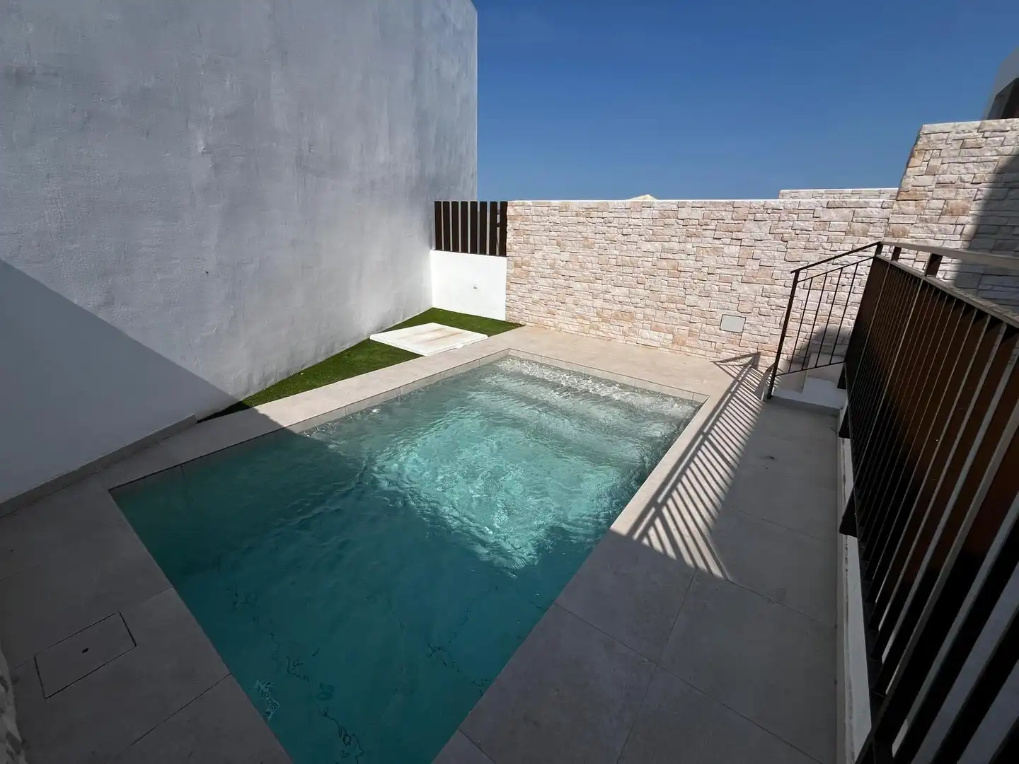 Swimming pool of Duplexes for sale in Murcia  with Air Conditioner, Heating and Private garden