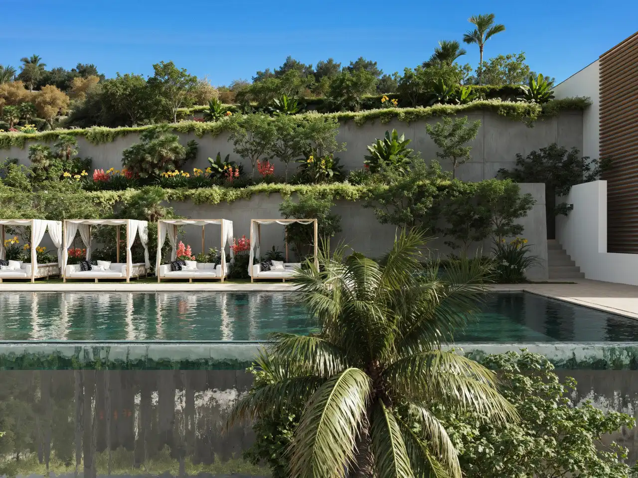 Piscina de Casa o chalet en venta en Marbella con Aire acondicionado, Calefacción y Jardín privado