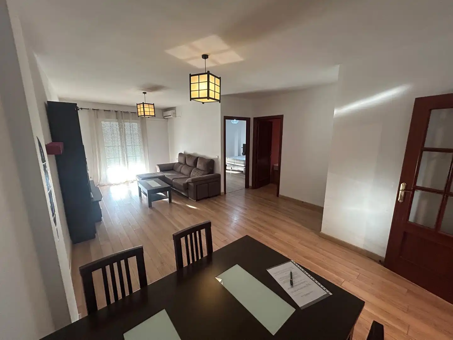 Wohnzimmer von Wohnung zur Miete in Almendralejo mit Klimaanlage, Parkett und Abstellraum