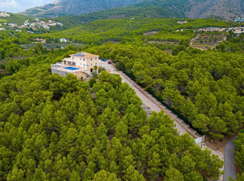 Vista exterior de Casa o chalet en venta en Altea con Aire acondicionado, Jardín privado y Trastero