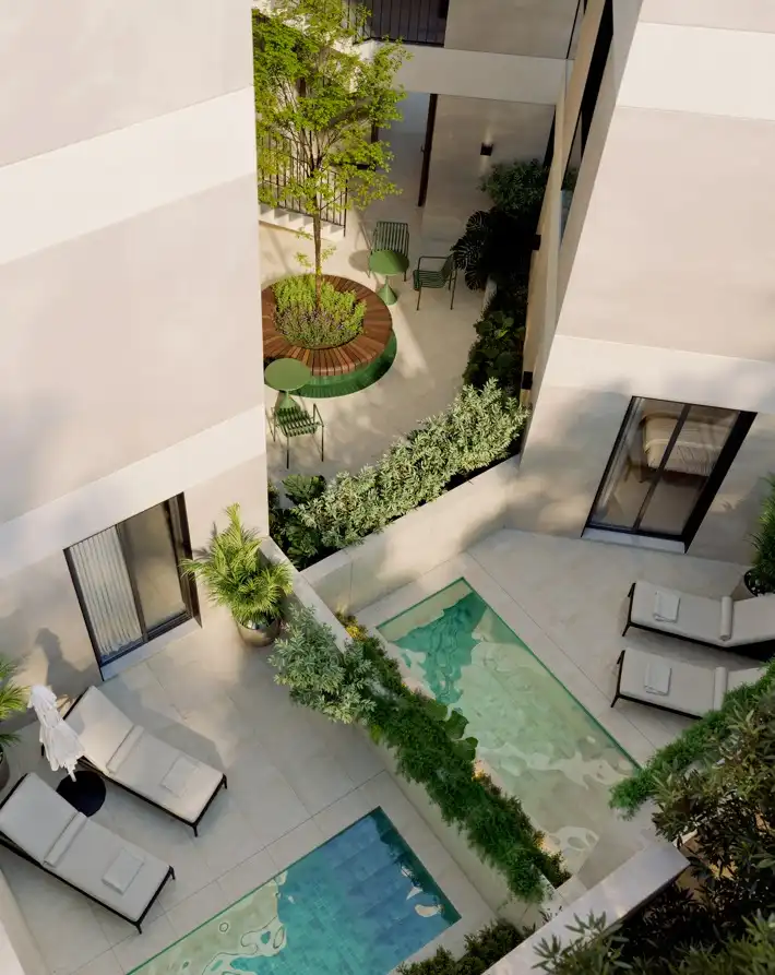 Terraza de Edificio en venta en Sevilla con Piscina comunitaria