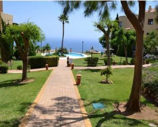 Jardí de Apartament de lloguer en Benalmádena amb Aire condicionat, Terrassa i Piscina