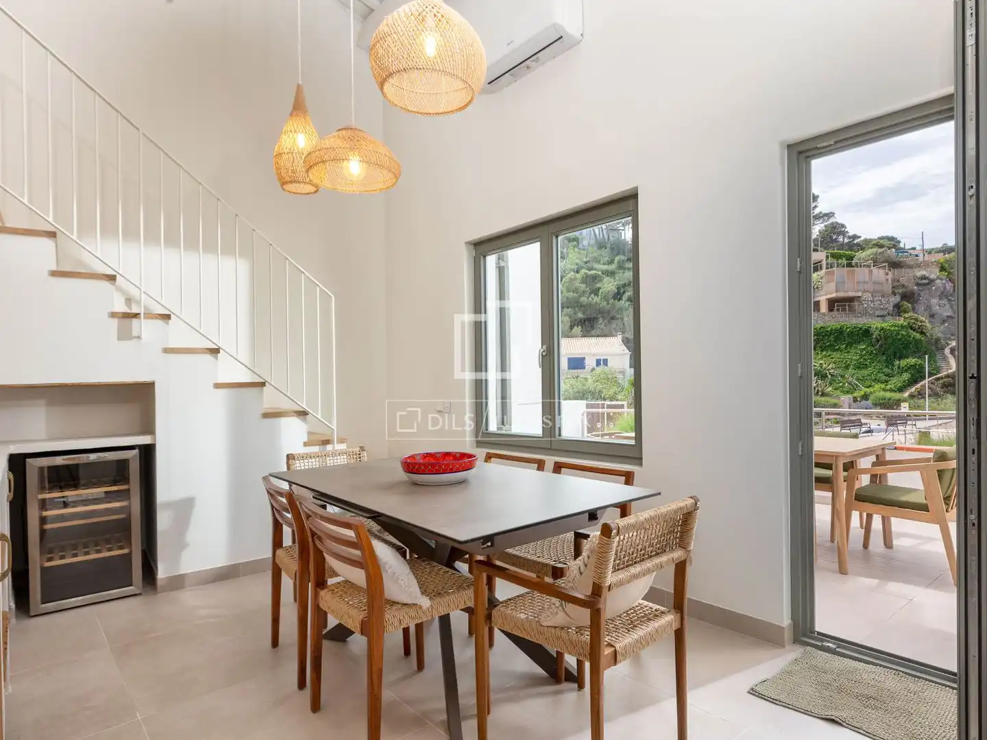 Dining room of Houses for sale in Begur  with Air Conditioner and Heating