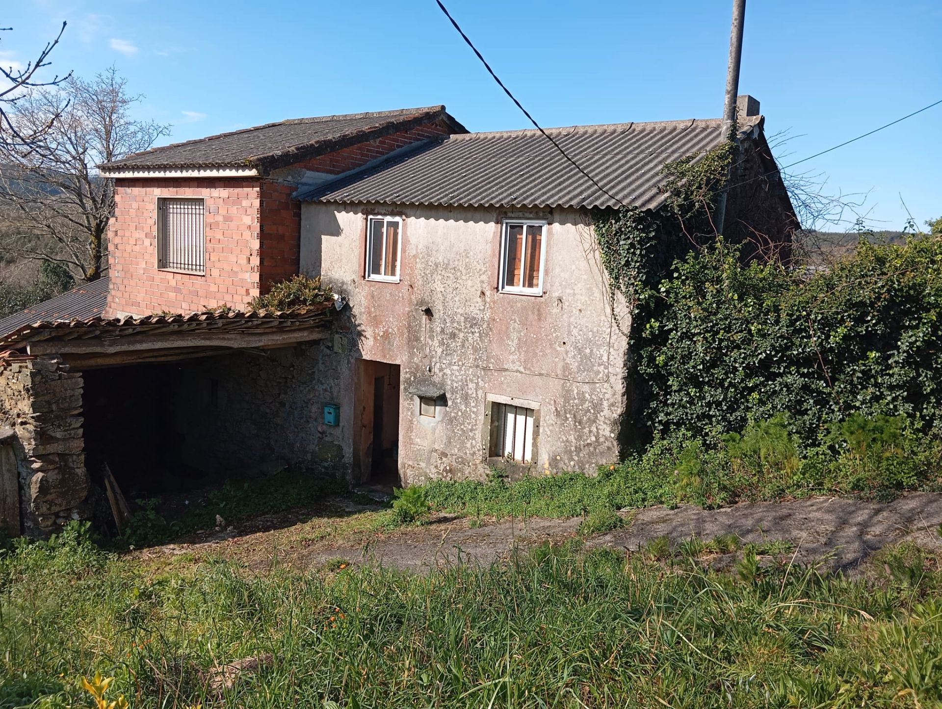Exterior view of House or chalet for sale in Coristanco