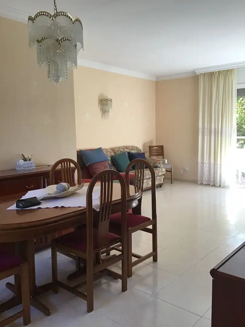 Sala de estar de Casa adosada en venta en Santa Coloma de Farners con Calefacción, Jardín privado y Terraza