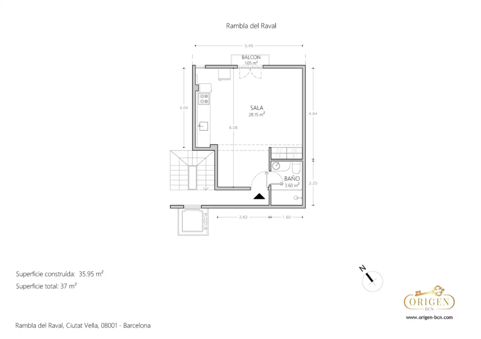 Appartement avec terrasse à vendre à Rambla del Raval, imagen 13