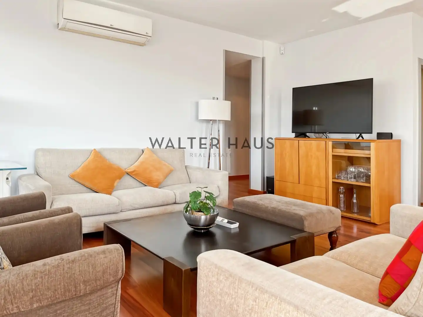 Wohnzimmer von Wohnung zur Miete in Barcelona mit Klimaanlage, Heizung und Möbliert