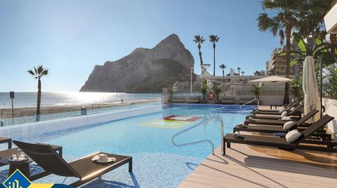 Apartamentos en construcción con piscina comunitaria, en la provincia de Alicante, en la ciudad de Calpe. 3 habitaciones | 125 m²