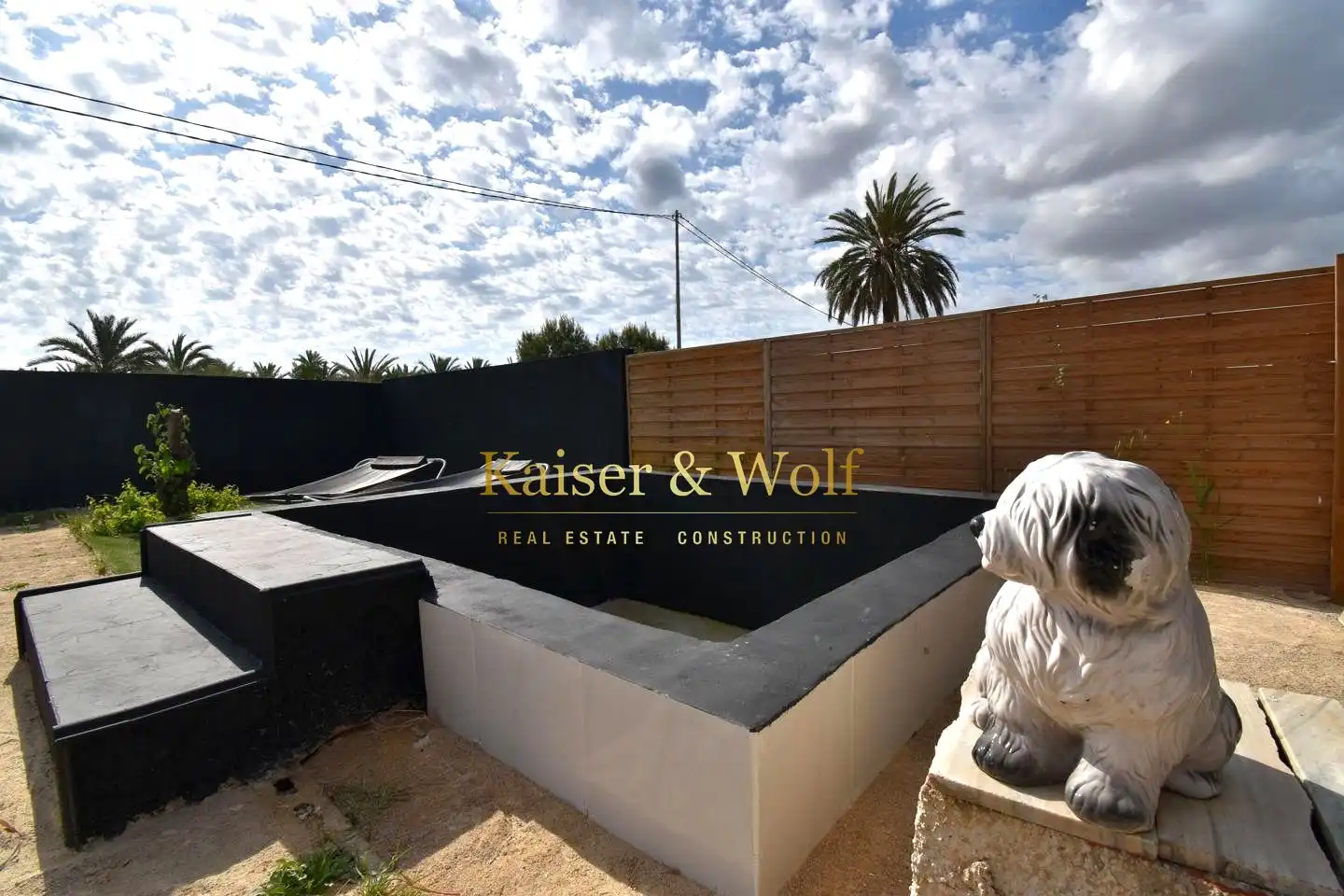 Piscina de Finca rústica en venta en Elche / Elx con Jardín privado