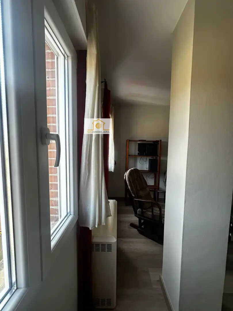 Terraza de Apartamento en venta en León Capital  con Calefacción, Parquet y Amueblado