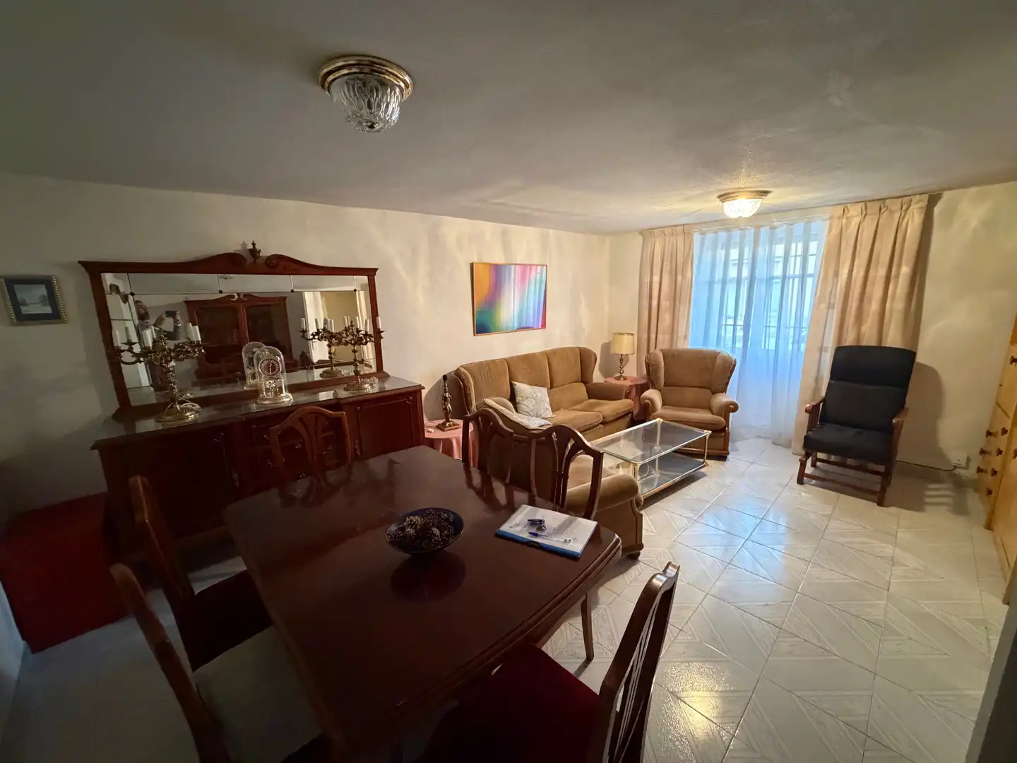 Sala d'estar de Casa o xalet en venda en Bernardos amb Moblat