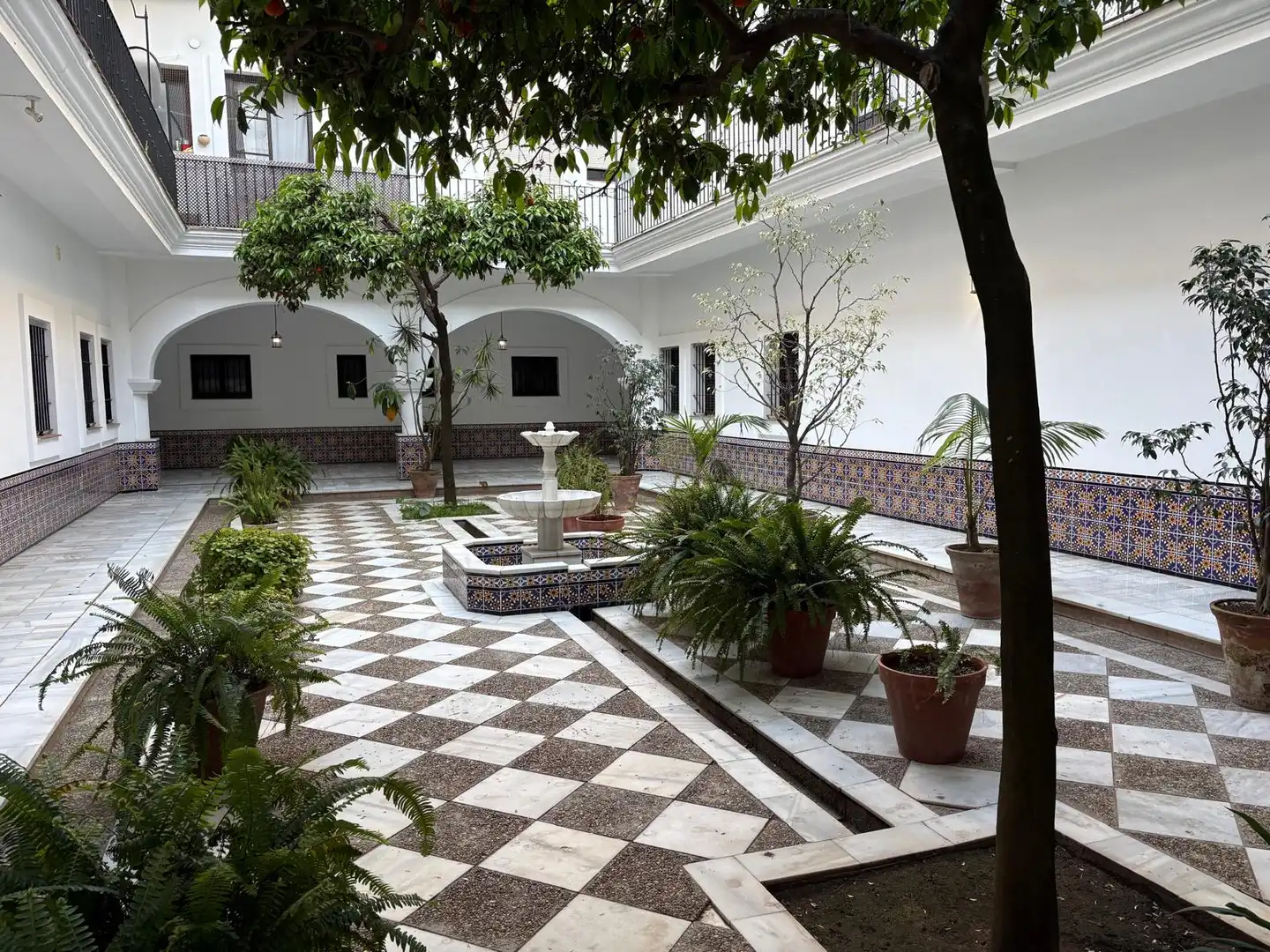 Garden of Flat for sale in Sanlúcar de Barrameda  with Air Conditioner, Parquet flooring and Furnished