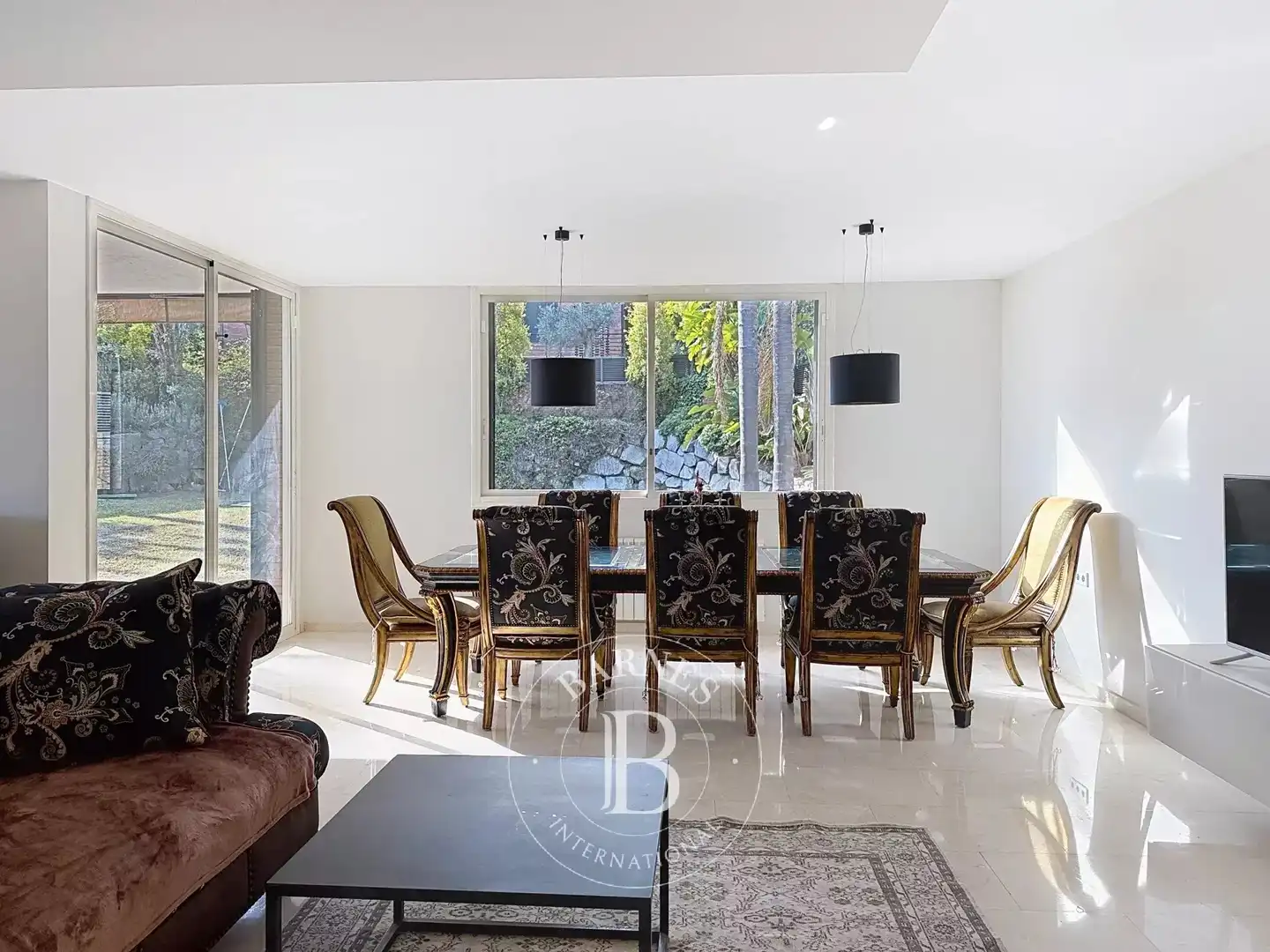 Dining room of Houses for sale in Sant Andreu de Llavaneres  with Air Conditioner, Heating and Private garden