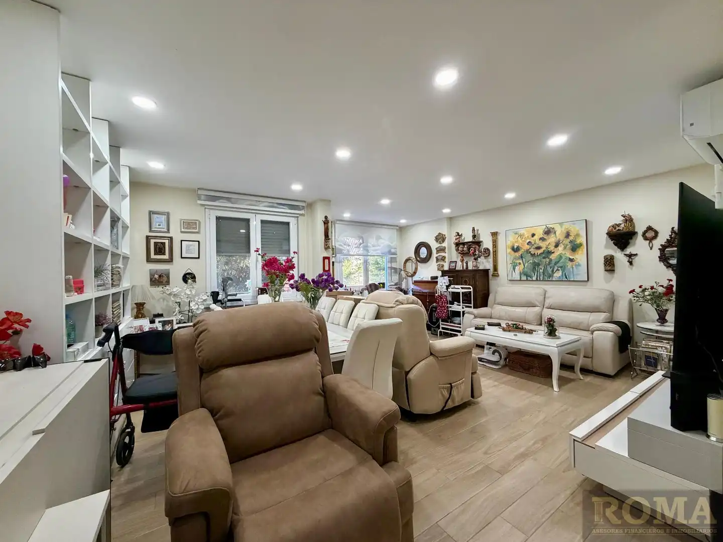 Living room of Flat for sale in Salamanca  with Heating, Terrace and Balcony