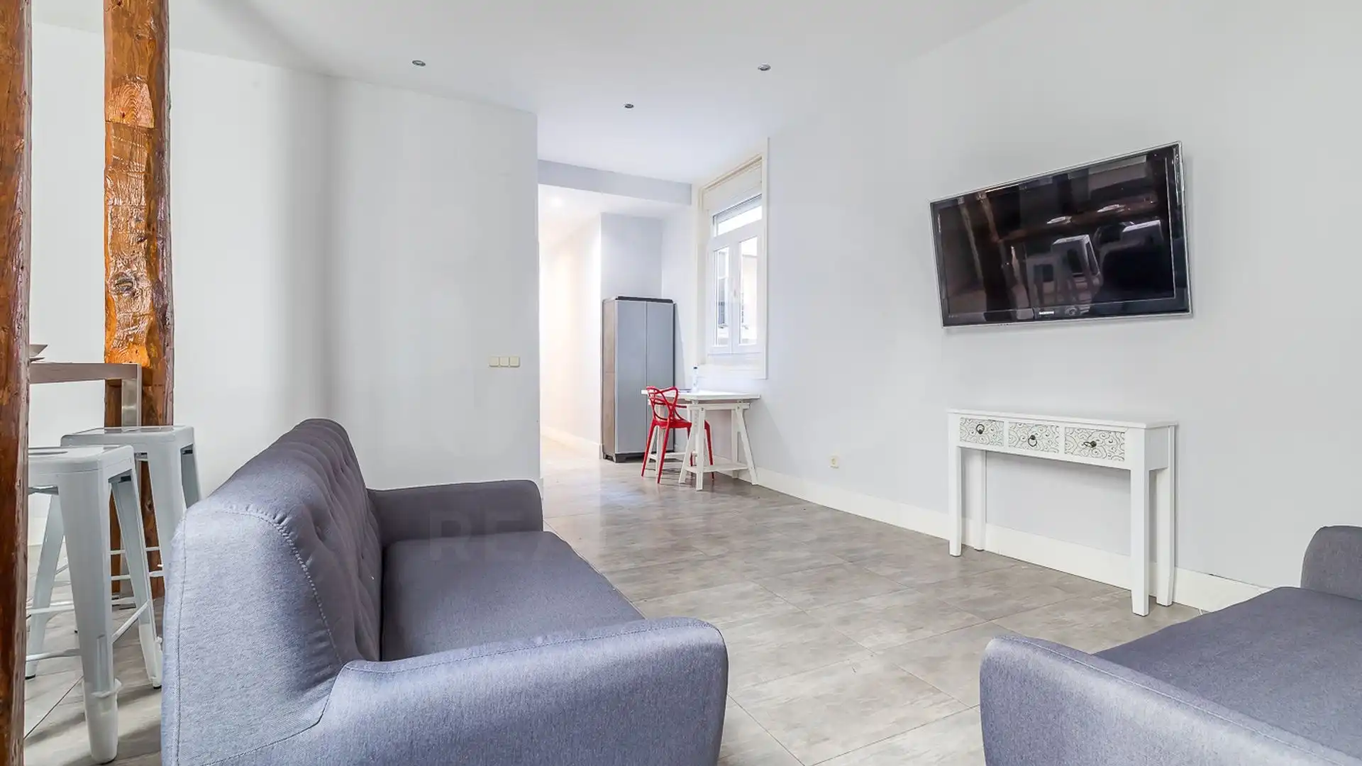 Living room of Flat for rent in Madrid