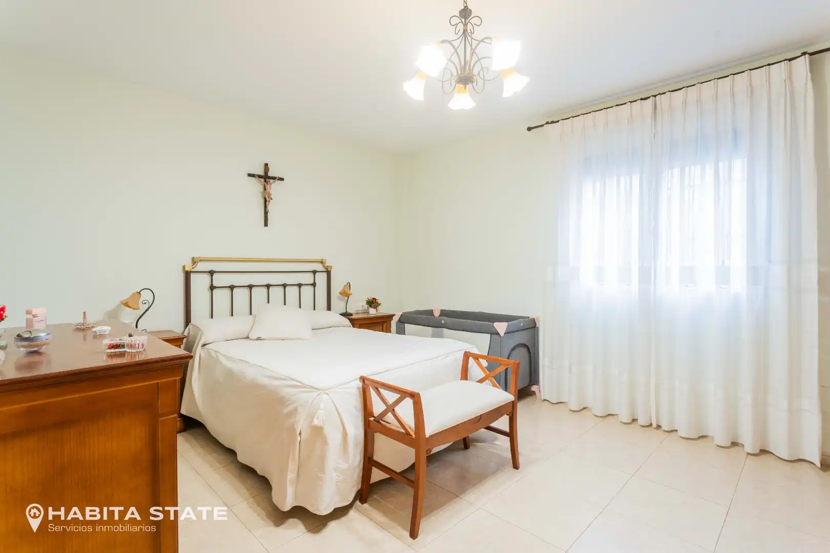 Habitación de Casa o chalet en venta en Pechina con Aire acondicionado, Calefacción y Jardín privado