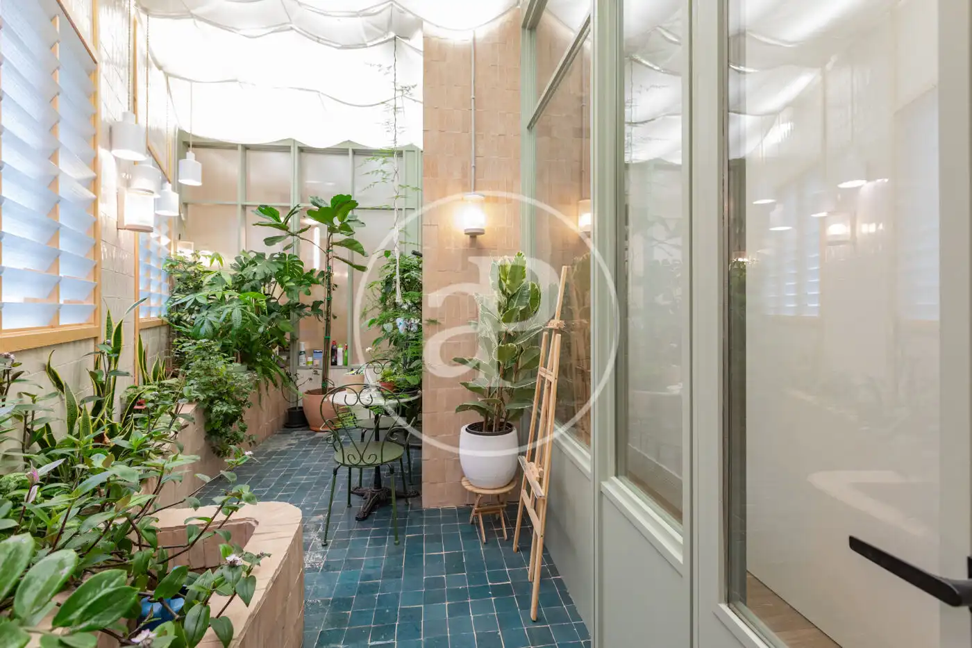 Terrasse von Wohnung zur Miete in Madrid mit Klimaanlage, Heizung und Privatgarten