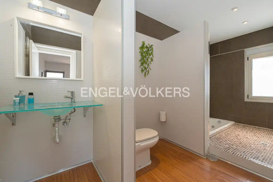 Baño de Casa o chalet en venta en La Nucia con Aire acondicionado, Jardín privado y Piscina