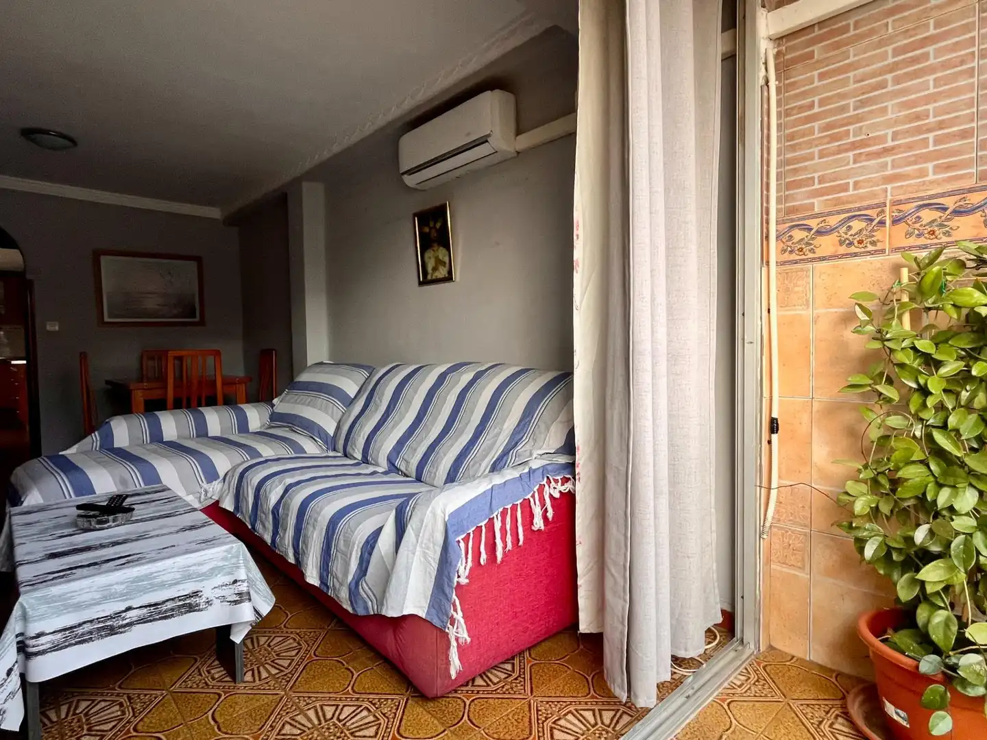 Sala de estar de Piso en venta en Málaga con Aire acondicionado, Terraza y Amueblado