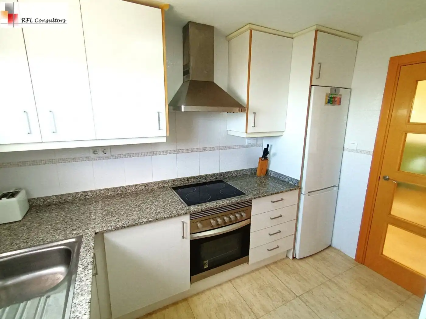 Cuina de Apartament en venda en Torreblanca amb Aire condicionat, Jardí privat i Terrassa
