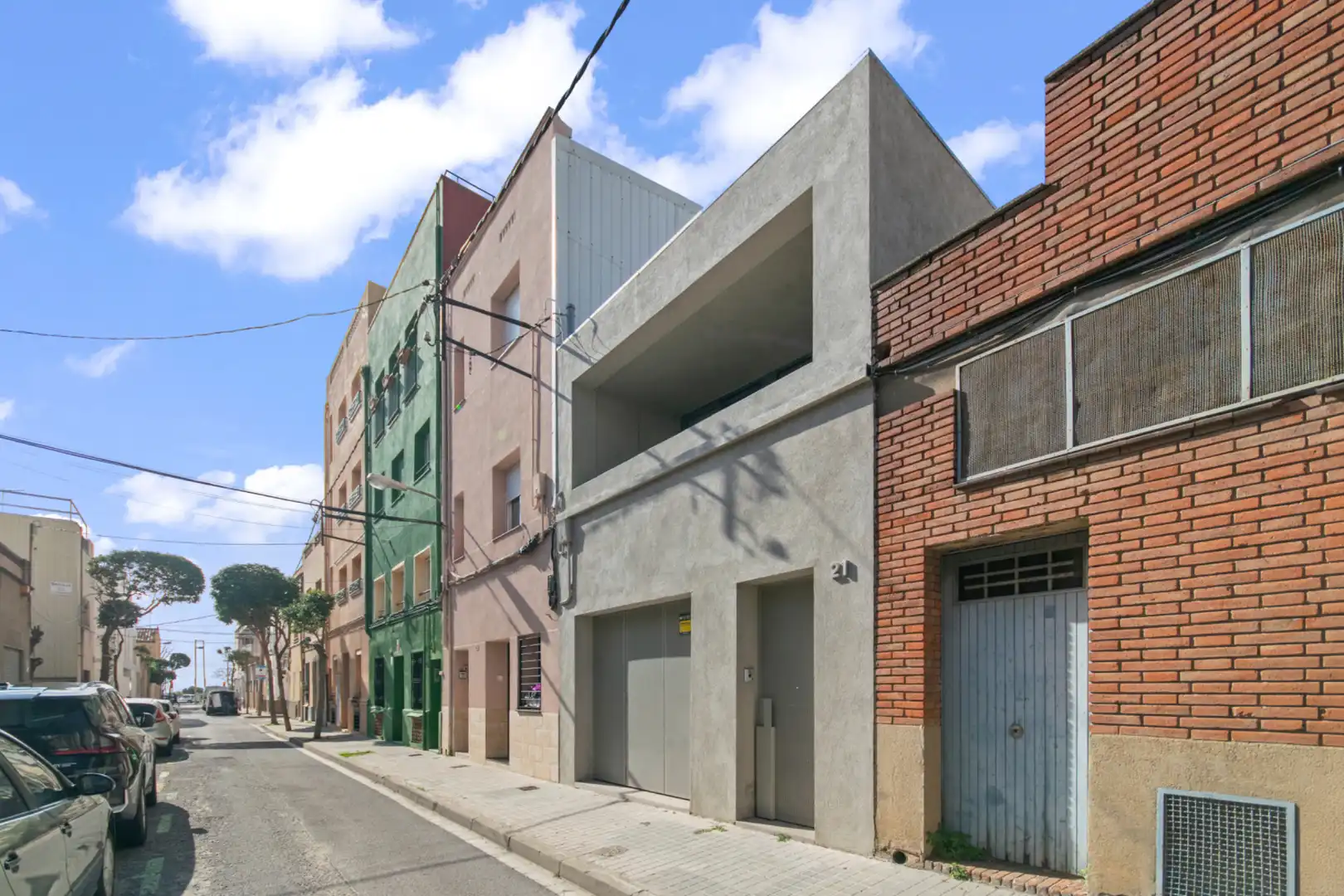 Vista exterior de Casa adosada en venda en Badalona amb Aire condicionat, Calefacció i Parquet
