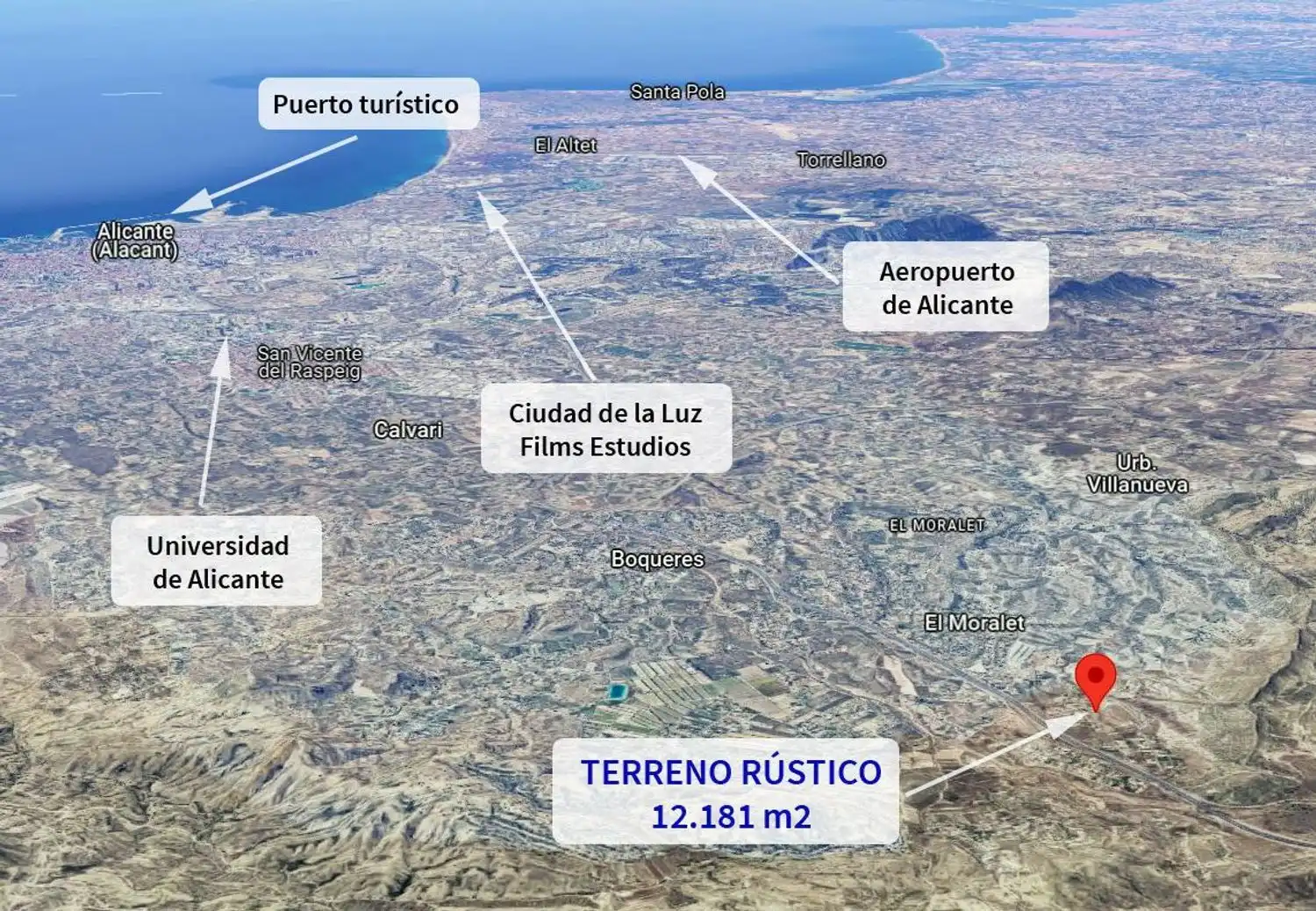 Terreno rústico en venta en Polígono 8 Parcela 127 Moralet 127, imagen 2