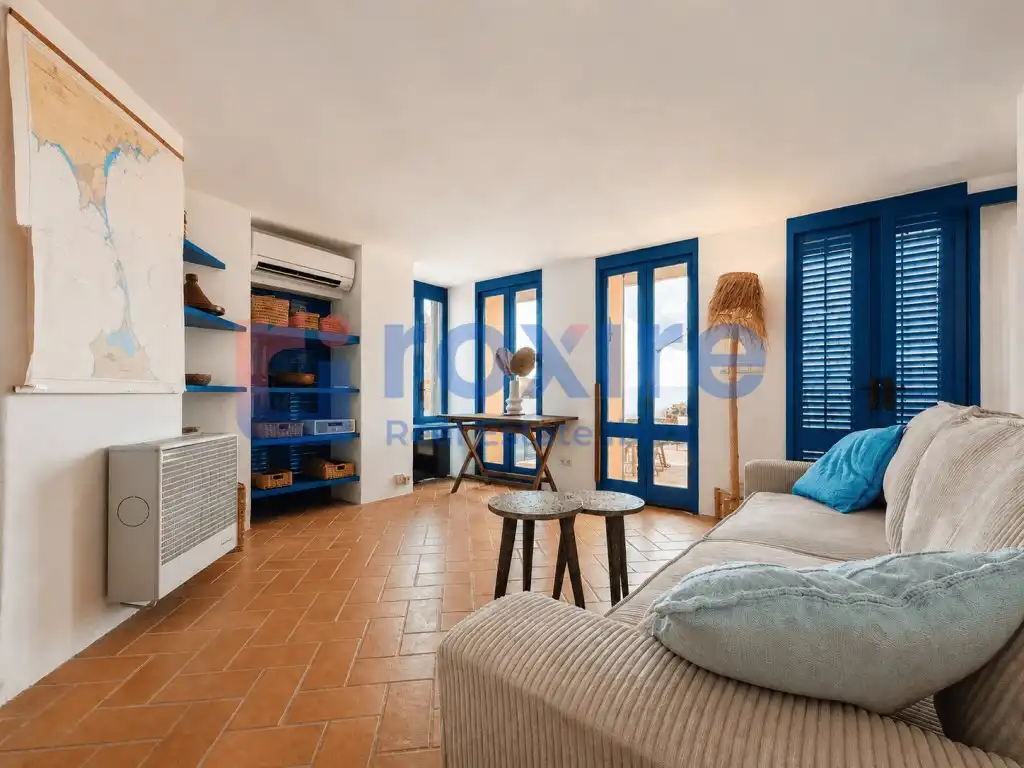 Sala de estar de Casa adosada de alquiler en Sant Josep de sa Talaia con Aire acondicionado, Terraza y Amueblado