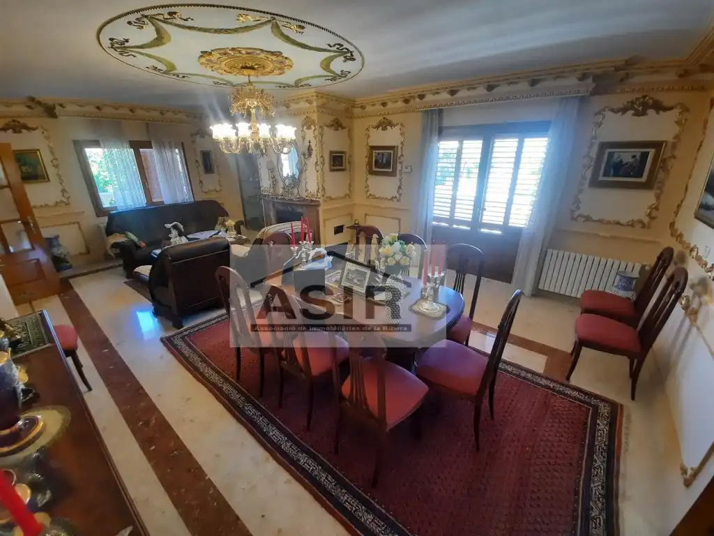 Menjador de Casa o xalet en venda en Albalat de la Ribera amb Aire condicionat, Calefacció i Jardí privat