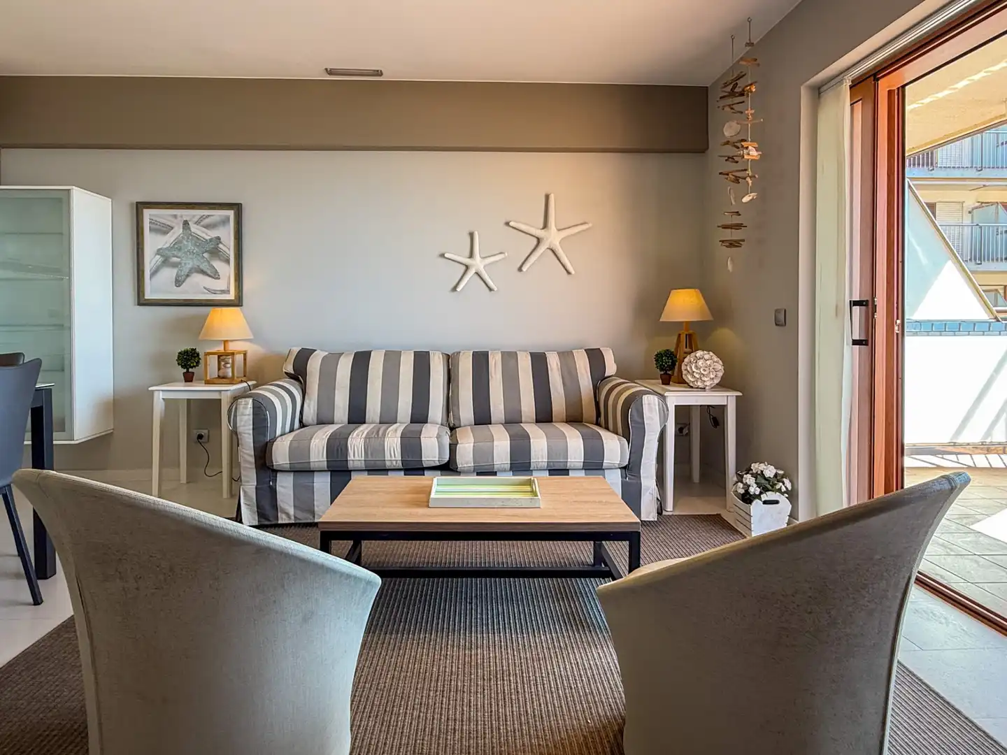 Sala de estar de Apartamento en venta en Palamós con Aire acondicionado y Terraza