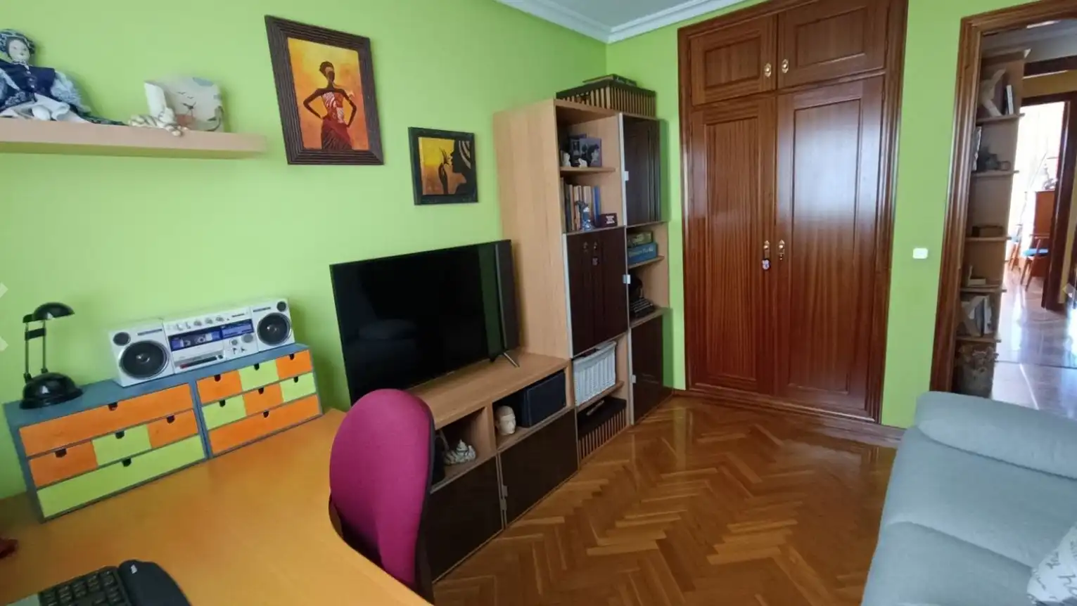 Wohnzimmer von Wohnung zum Verkauf in Valladolid mit Heizung, Privatgarten und Abstellraum