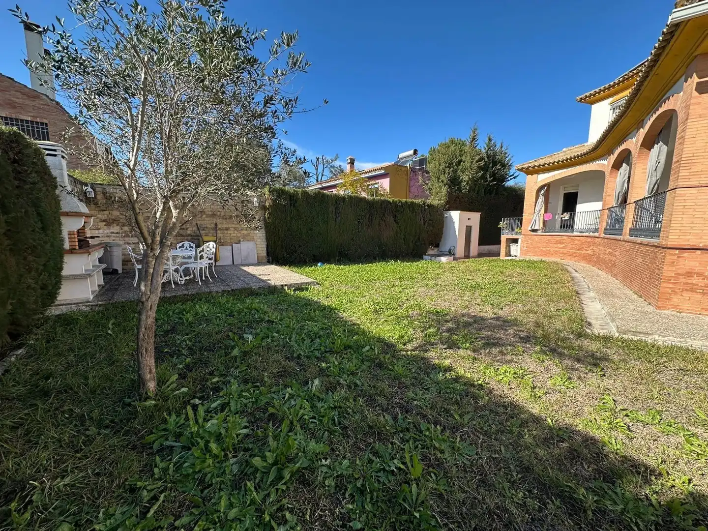 Jardín de Casa o chalet en venta en Valencina de la Concepción con Aire acondicionado, Jardín privado y Piscina comunitaria