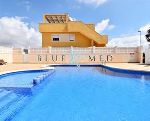 Swimming pool of Flat for sale in Mazarrón  with Air Conditioner, Heating and Private garden