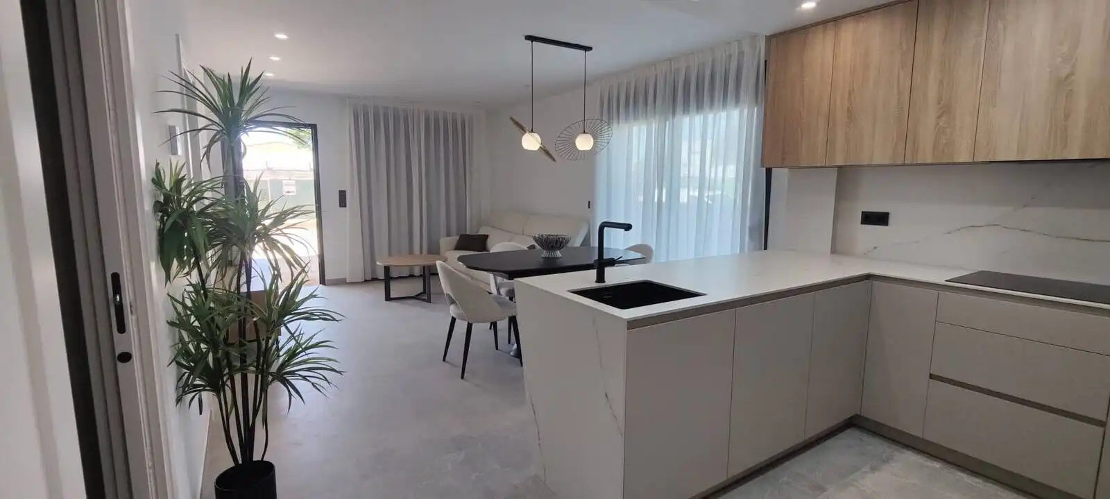 Sala de estar de Apartamento en venta en Pilar de la Horadada con Aire acondicionado, Jardín privado y Terraza
